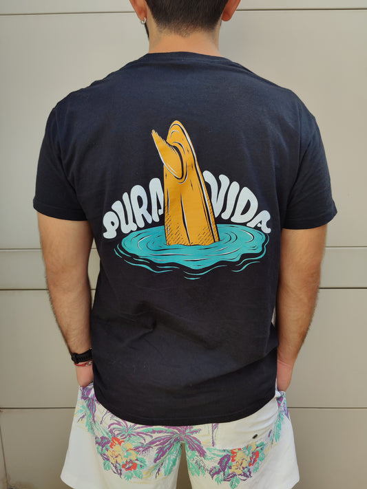 Surfboard Tee Black