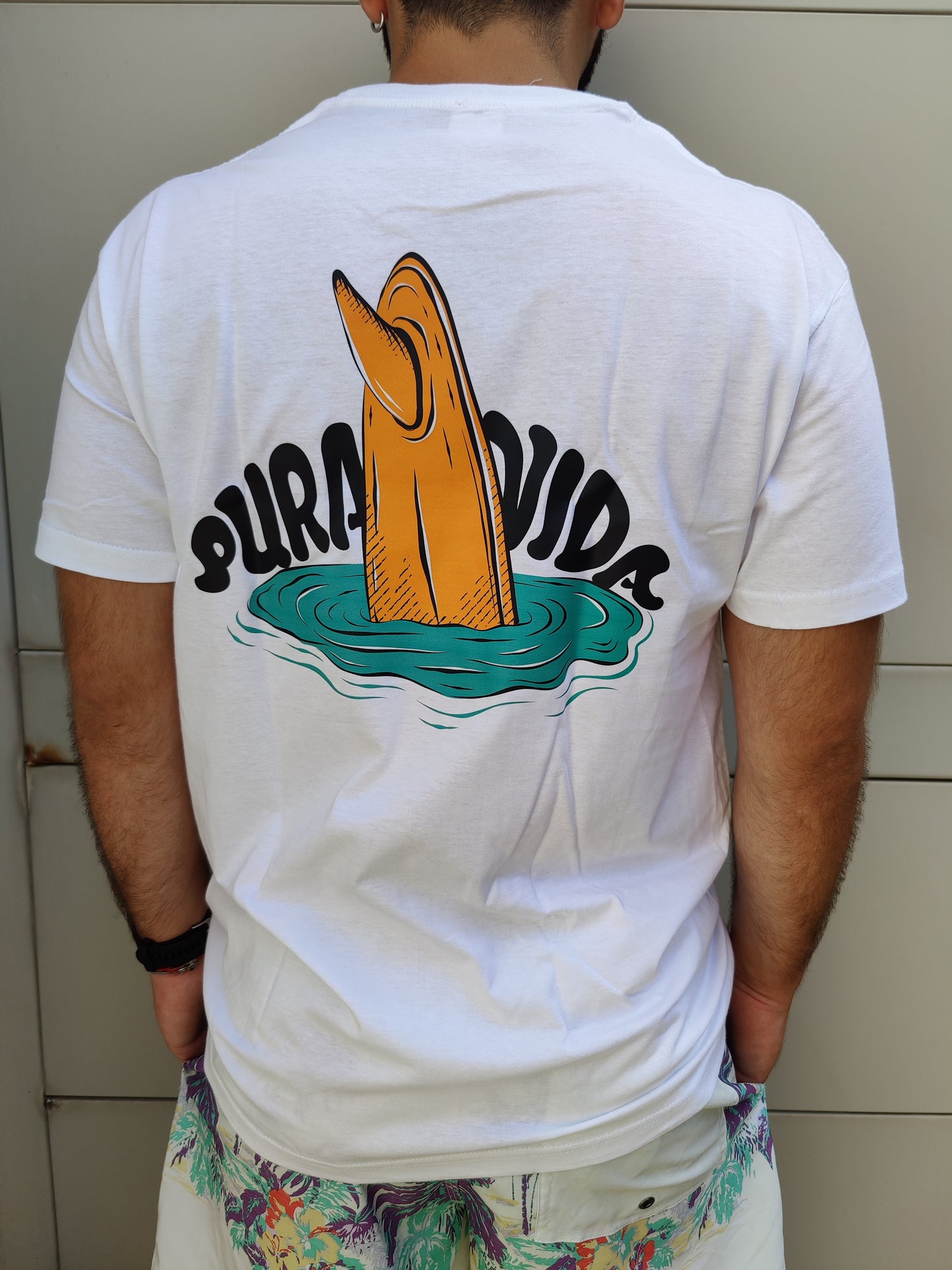 Surfboard Tee White